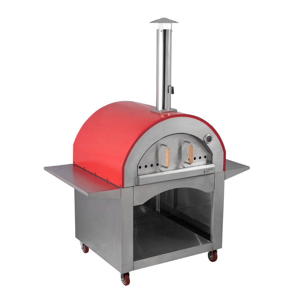 Alfresco Chef Milano Pizza Oven - Red