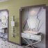 Bisque Orbit Heated Towel Rail