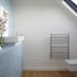 JIS - Ouse Heated Towel Rail - Polished stainless steel 