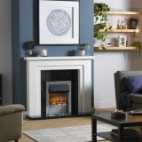Dimplex Portree Chrome Optiflame 3D Inset Electric Fire