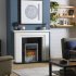 Dimplex Portree Chrome Optiflame 3D Inset Electric Fire