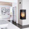 Rais Q-Be Corner Wood Burning Fire