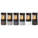 Rais Viva L 100 Classic Wood Burning Stove - Full Glass Door With Glass Sides 