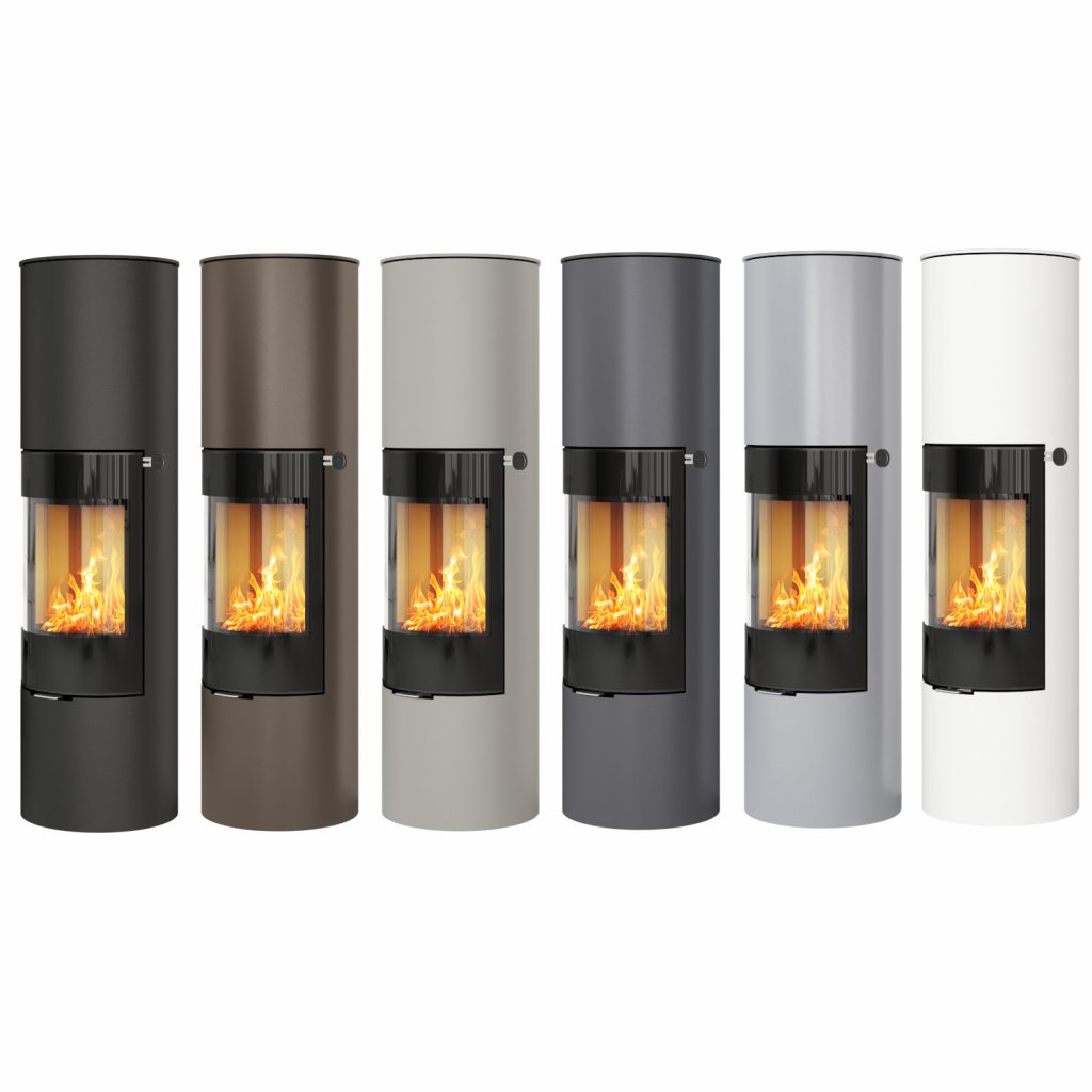 Rais Viva L 160 Classic Wood Burning Stove - Full Glass Door
