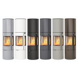 Rais Viva L 160 Classic Wood Burning Stove - Steel Framed Door with Glass Sides