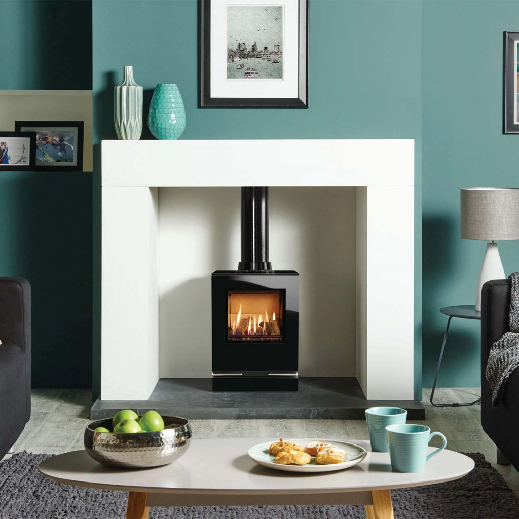 Gazco Vision Small Gas Stove - Balanced Flue - Natural Gas