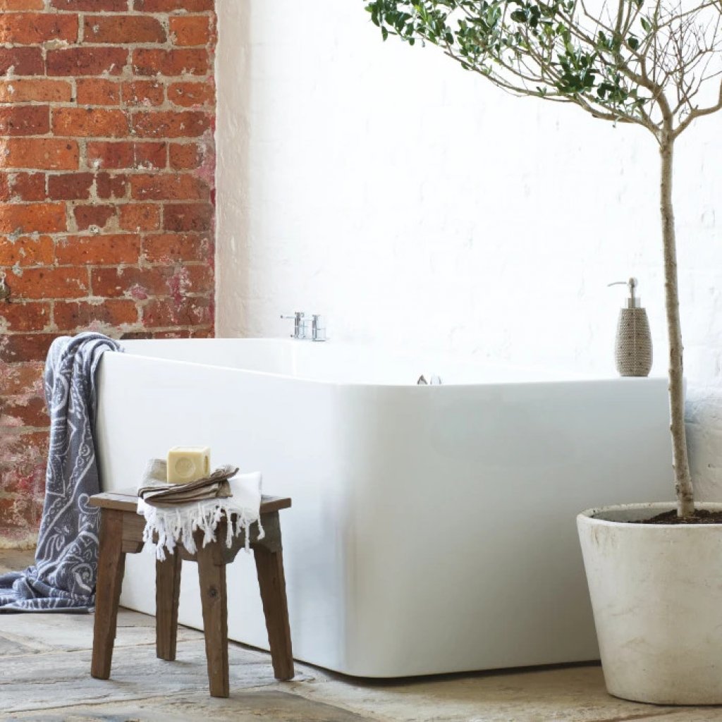 Waters Natura River Back To Wall Bath