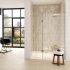Aqata SP446 Shower Screen with Hinged Panel & Eco-Glass - Lifetime Guarantee 