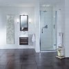 Aqata Spectra SP455 Hinged Shower Door With Eco-Glass  - Lifetime Guarantee 