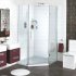 Aqata Spectra SP500 5 Panel Quintet Shower Enclosure With Hinged Door & Eco-Glass  - Lifetime Guarantee 