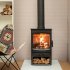 Charnwood Aire 5 Eco Wood Burning Stove - Black - 5kW - DEFRA Approved - EcoDesign Ready