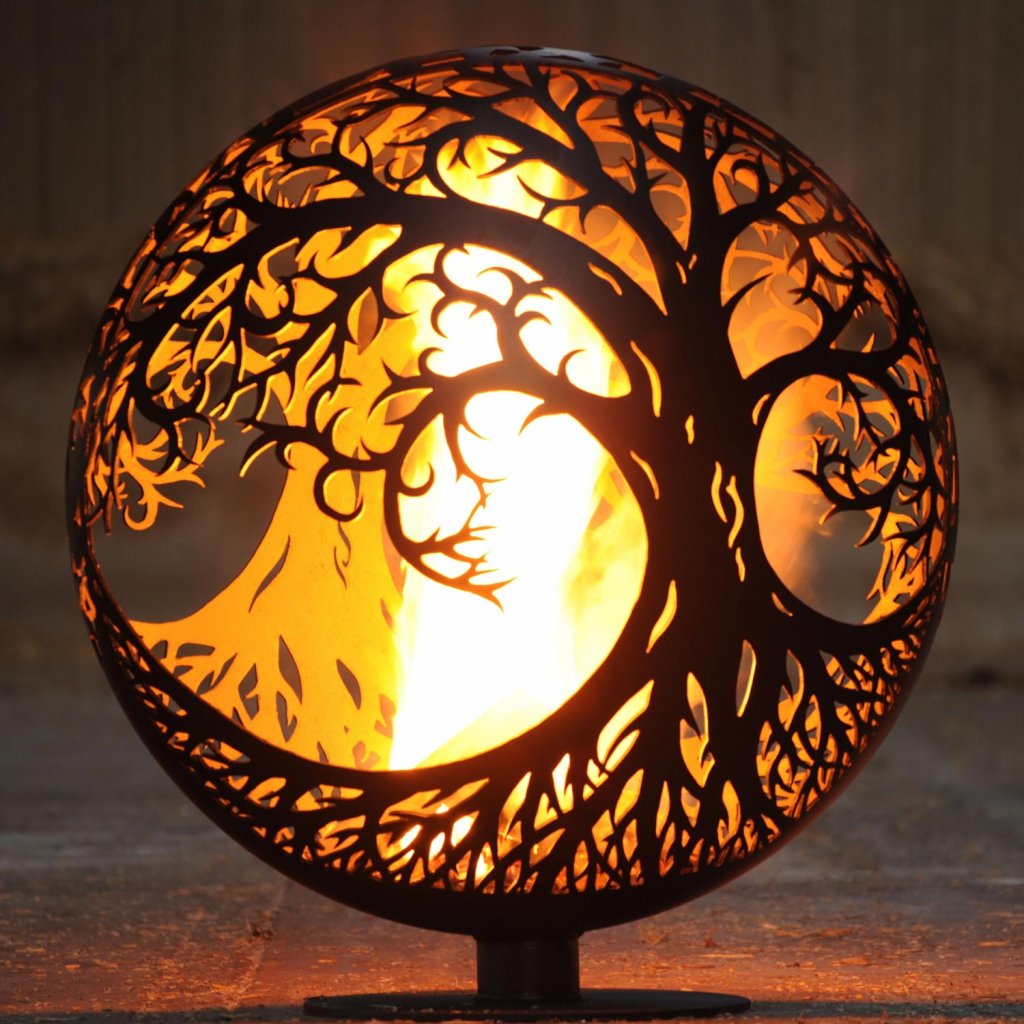 The FirePit Company - Tree Of Life Ellipse Fire Pit