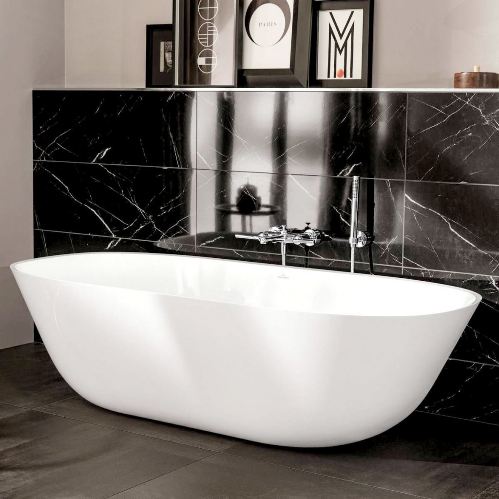 Villeroy & Boch Theano Freestanding Bath - Quaryl - 2 Sizes Available 