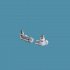 Bisque Towel Rail Valves - Double Angled Thermostatic Valve Set L