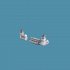 Bisque Towel Rail Valves - Double Angled Thermostatic Valve Set M
