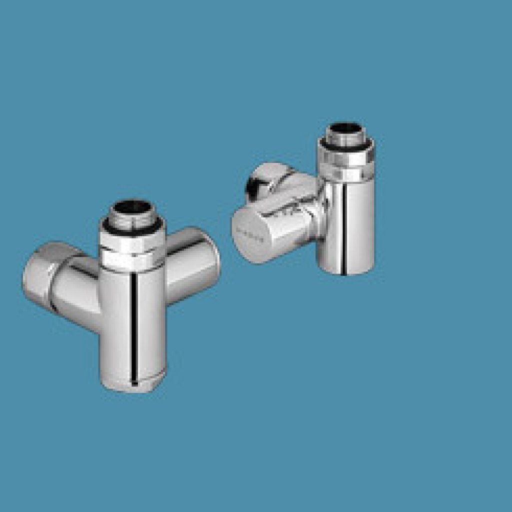 Bisque Radiator Valves - Duel Fuel Manual Left Hand Flow - Set UL