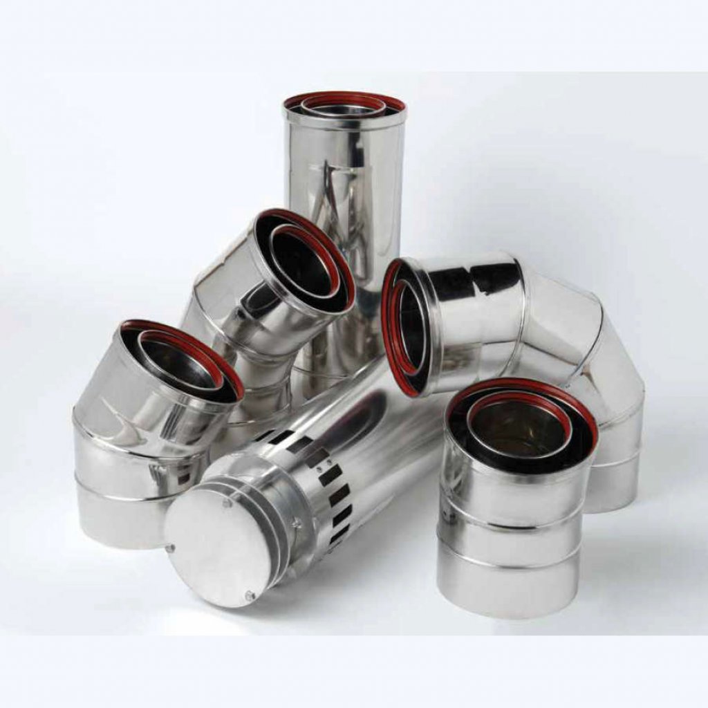 Gazco Fires Balanced Flue Kits Stainless Steel - Anthracite Painted