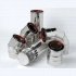 Gazco Fires Balanced Flue Kits Stainless Steel - Anthracite Painted