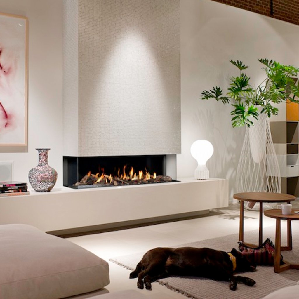Bellfires View Bell 3 Large - Built-in 3 Sided Gas Fire - Natural Gas