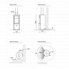 Stuv Stoves - Stuv 30 Compact Low Wood Burning Stove