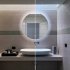 HIB Theme LED Illuminated Ambient Mirror With Heated Pads