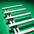 Bisque Alban Heated Towel Rail - Available in 3 Sizes