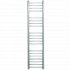 JIS - Ashdown Heated Towel Rail - Polished stainless steel