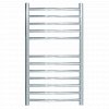 JIS - Camber Heated Towel Rail - Satin stainless steel