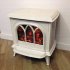 Huntingdon 30 Ivory Enamel Electric Stove - Mk1 - With Tracery Door