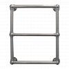 JIS - Fletching Traditional Heated Towel Rail - Polished Stainless Steel