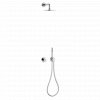 Keuco Showers - IXMO Set 7 Overhead Shower With Hand Shower & Round Rosette