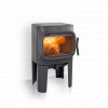 Jotul F105 R Wood Burning Stove with Long Legs - Black