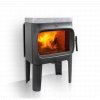 Jotul F305 R Wood Burning Stove with Long Legs - Black