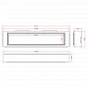 Clearance - Modern Flames LFV2000 Inset Electric Fire - Includes Log Fuel Bed