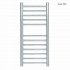 JIS - Ouse Heated Towel Rail - Polished stainless steel 