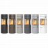 Rais Viva L 120 Classic Wood Burning Stove - Steel Framed Door with Glass Sides