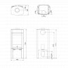 Scan 65-2 Wood Burning Stove in Black