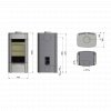 Scan 65 Low Base Wood Burning Stove in Black