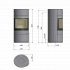 Scan Stoves, Scan 83-1 Wood Burning Stove with Airwash System