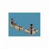 Bisque Towel Rail Valves - Double Angled Thermostatic Valve Set L