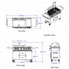 Bull 7 Burner Premium Gas BBQ - Free Bull Cover Included