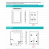 HIB Element LED Illuminated Ambient Mirror With Heated Pads
