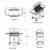 Bull Lonestar Gas 76cm BBQ - 3 Burners - Free Bull Cover Included