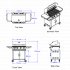 Bull Lonestar Gas 76cm BBQ - 3 Burners - Free Bull Cover Included