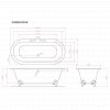 Arroll Baths - The Moulin Bath - Roll Top Bath