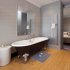 Bisque Blok Heated Towel Rail / Radiator