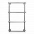 JIS - Fletching Traditional Heated Towel Rail - Polished Stainless Steel