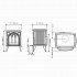 Huntingdon 25 Multi Fuel Stove - Black - EcoDesign Ready