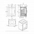 Rais Q-Tee Wood Burning Stove - Wall Hung
