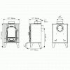 Stovax Stockton 4 Wood Burning / Multi Fuel Stove - EcoDesign Ready